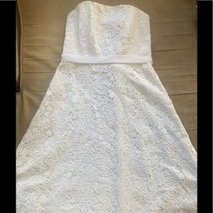 Lilly Pulitzer White Lace Mini Dress